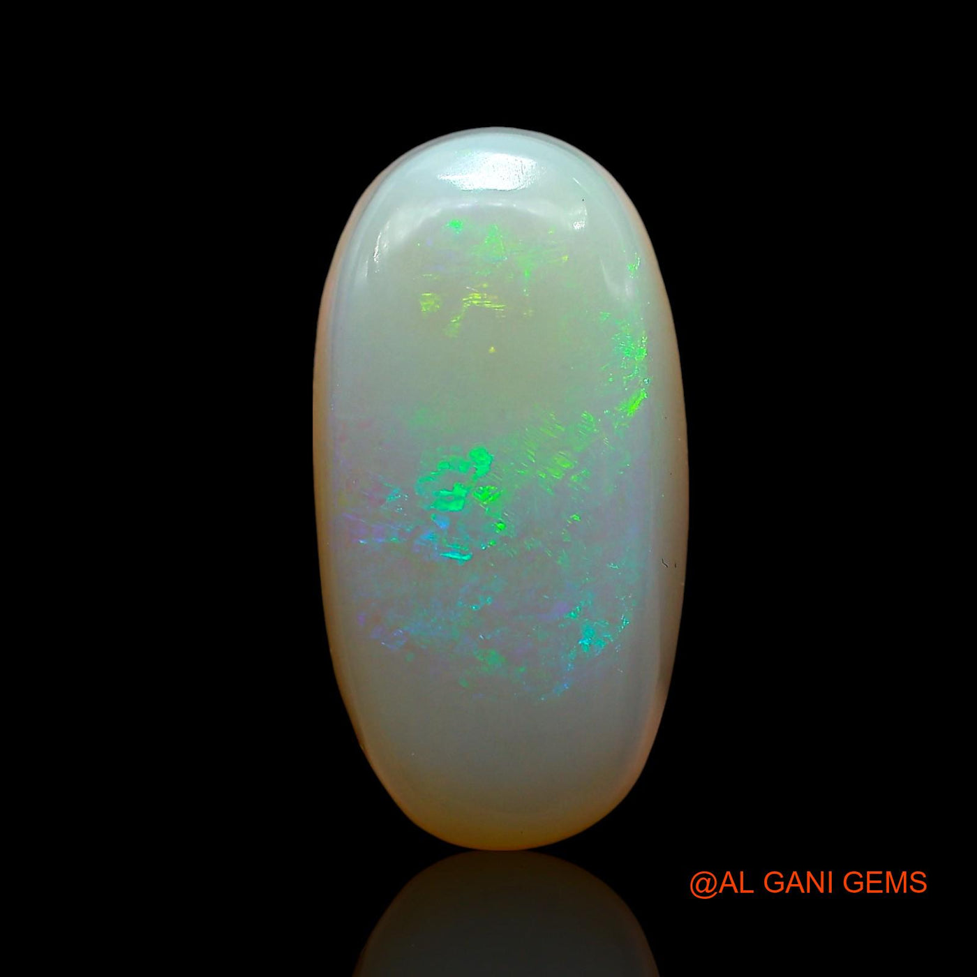 Natural Untreated Fire Opal Loose Gemstone Oval Cabochon From Australia 6.00 Cts 18x9x4 mm AE-658