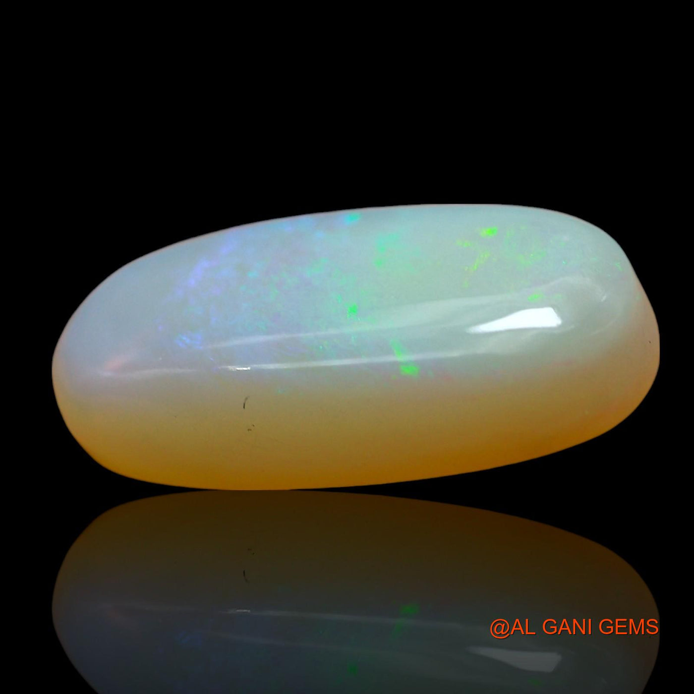 Natural Untreated Fire Opal Loose Gemstone Oval Cabochon From Australia 6.00 Cts 18x9x4 mm AE-658