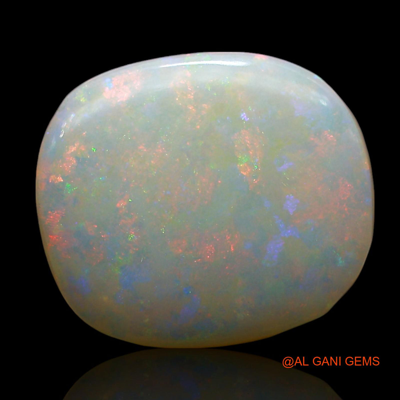 Natural Untreated Fire Opal Loose Gemstone Oval Cabochon From Australia 7.00 Cts 14x12x5 mm AE-660