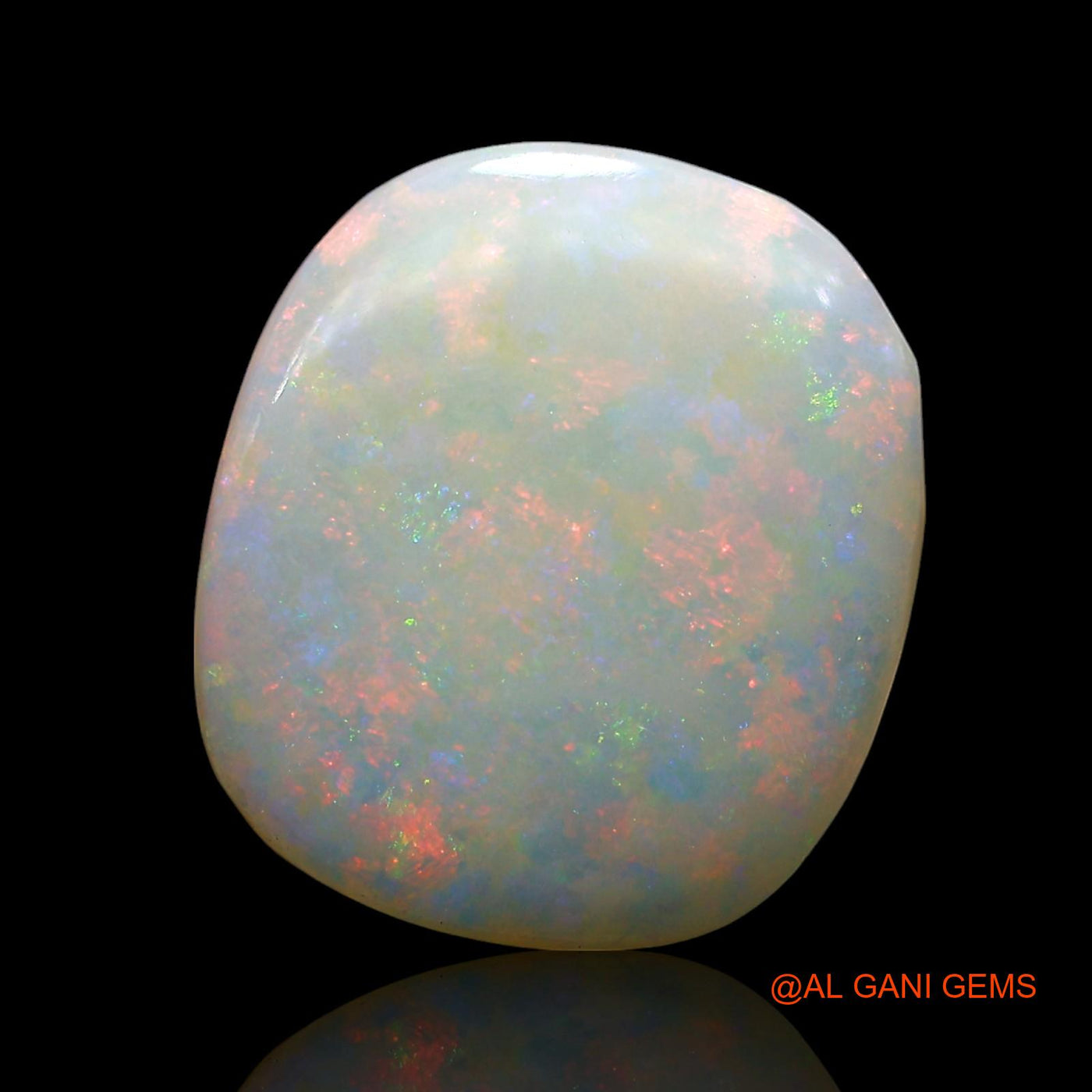 Natural Untreated Fire Opal Loose Gemstone Oval Cabochon From Australia 7.00 Cts 14x12x5 mm AE-660