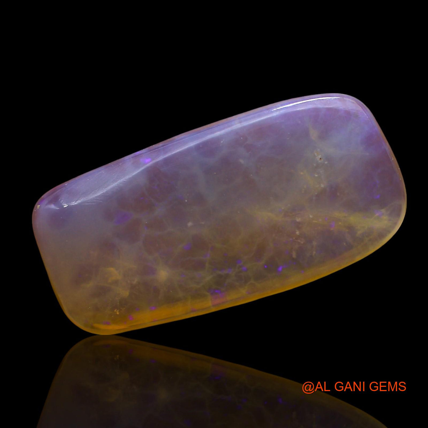 5.00 Cts Natural Australian Fire Opal Loose Gemstone Oval Cabochon 19x9x3 mm AE-661