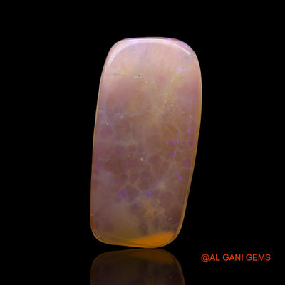 5.00 Cts Natural Australian Fire Opal Loose Gemstone Oval Cabochon 19x9x3 mm AE-661