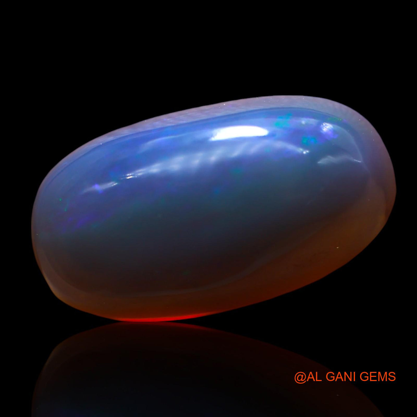 8.00 Cts Natural Australian Fire Opal Loose Gemstone Oval Cabochon 19x10x6 mm AE-662