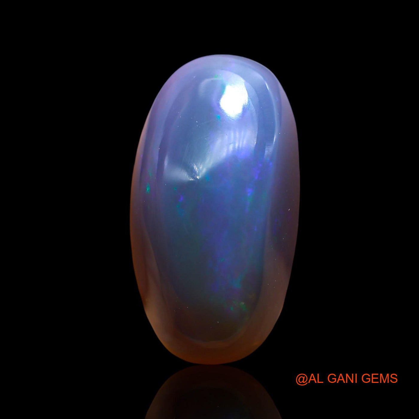8.00 Cts Natural Australian Fire Opal Loose Gemstone Oval Cabochon 19x10x6 mm AE-662