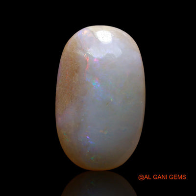 Natural Untreated Fire Opal Loose Gemstone Oval Cabochon From Australia 6.00 Cts 18x11x4 mm AE-663