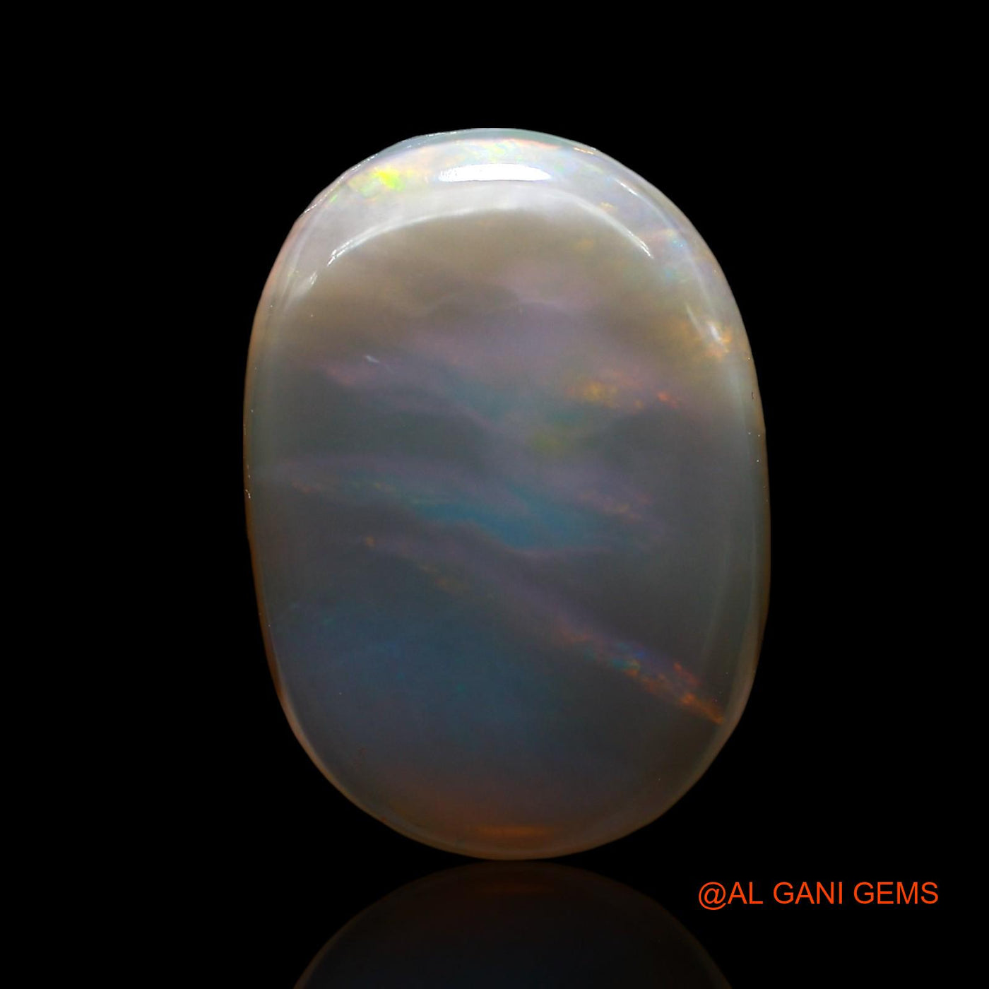 7.00 Cts Natural Australian Fire Opal Loose Gemstone Oval Cabochon 18x12x5 mm AE-664