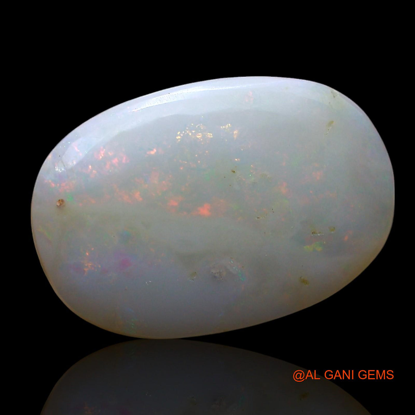 6.00 Cts Natural Australian Fire Opal Oval Cabochon Loose Gemstone For Jewelry 18x12x4 mm AE-666