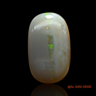 Natural Fire Opal Gemstone 8.00 Cts Loose Oval Cabochon From Australia 18x11x5 mm AE-667