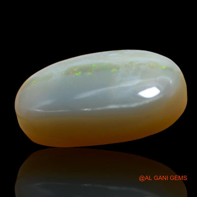 Natural Fire Opal Gemstone 8.00 Cts Loose Oval Cabochon From Australia 18x11x5 mm AE-667