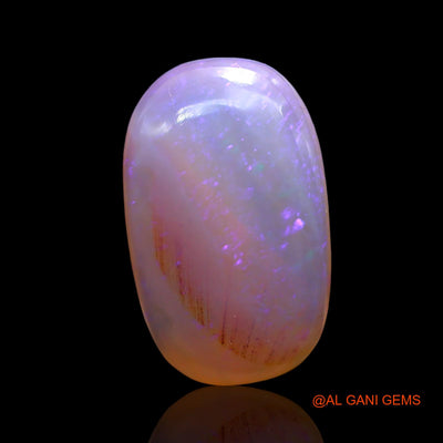 7.00 Cts Natural Australian Fire Opal Loose Gemstone Oval Cabochon 18x11x5 mm AE-668