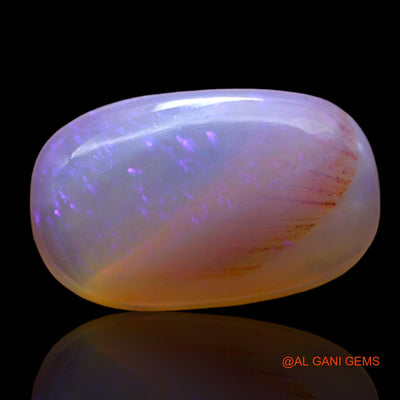 7.00 Cts Natural Australian Fire Opal Loose Gemstone Oval Cabochon 18x11x5 mm AE-668