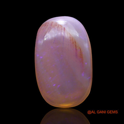 7.00 Cts Natural Australian Fire Opal Loose Gemstone Oval Cabochon 18x11x5 mm AE-668