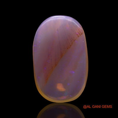 7.00 Cts Natural Australian Fire Opal Loose Gemstone Oval Cabochon 18x11x5 mm AE-668