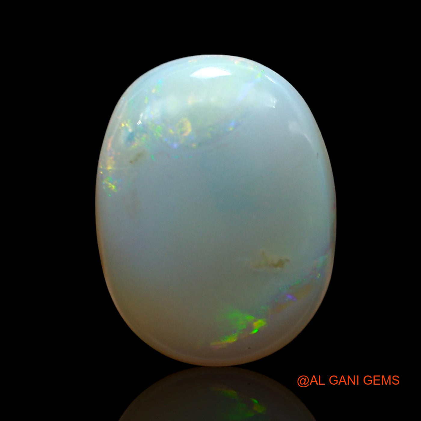 7.00 Cts Natural Australian Fire Opal Loose Gemstone Oval Cabochon 17x13x4 mm AE-669