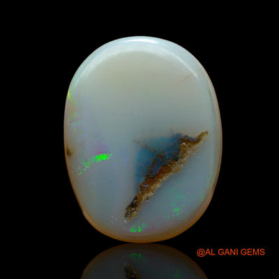 7.00 Cts Natural Australian Fire Opal Loose Gemstone Oval Cabochon 17x13x4 mm AE-669