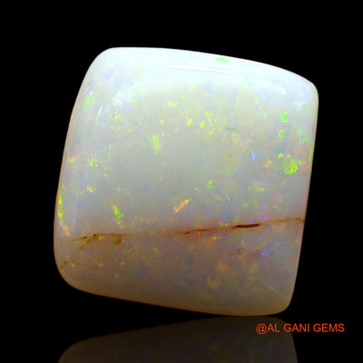 Natural Untreated Fire Opal Loose Gemstone Square Cabochon From Australia 6.00 Cts 13x13x5 mm AE-66