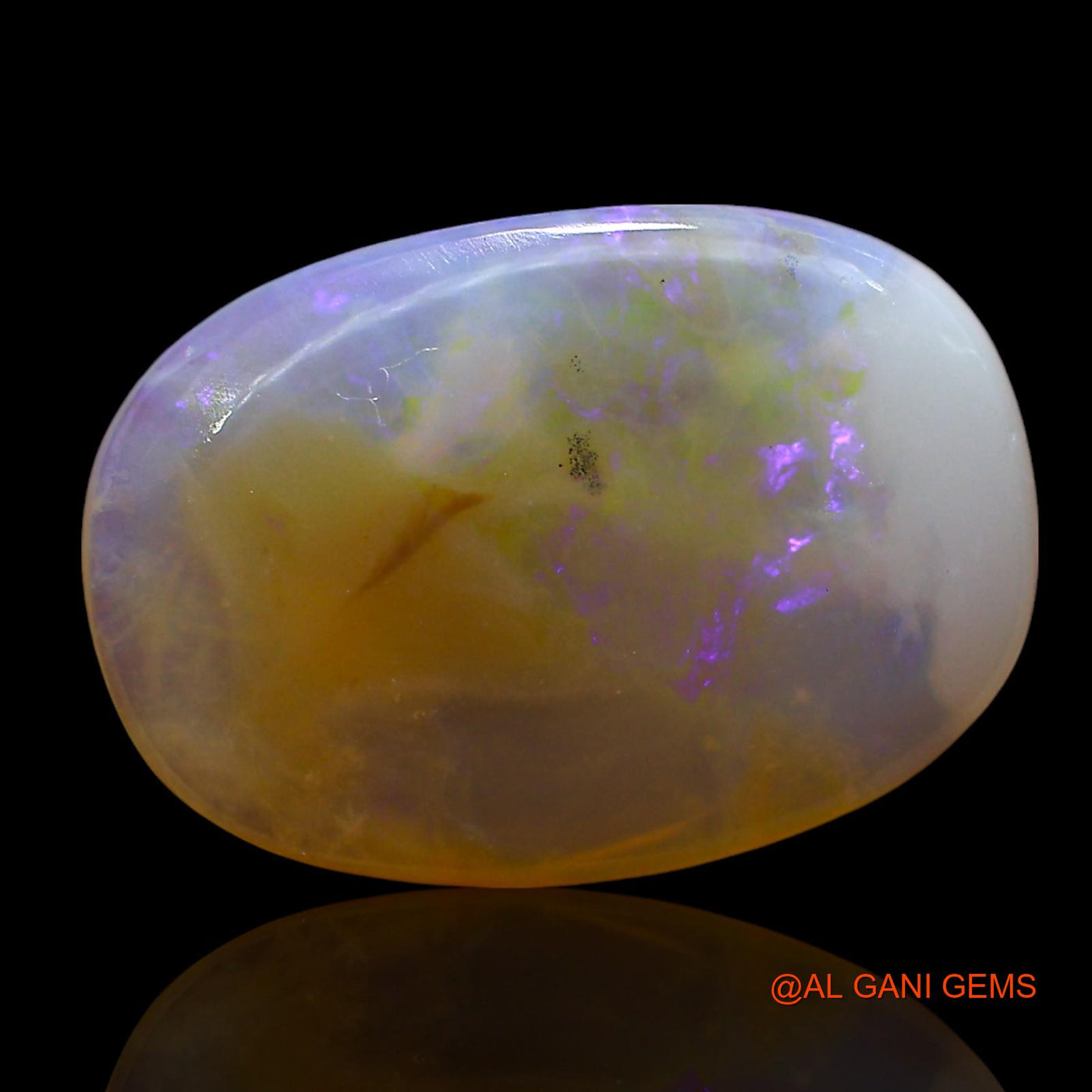5.00 Cts Natural Australian Fire Opal Loose Gemstone Oval Cabochon 17x12x4 mm AE-670