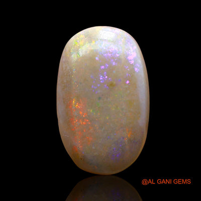 Natural Fire Opal Gemstone 6.00 Cts Loose Oval Cabochon From Australia 18x111x5 mm AE-671