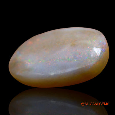 Natural Fire Opal Gemstone 6.00 Cts Loose Oval Cabochon From Australia 18x111x5 mm AE-671