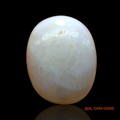 8.00 Cts Unheated Australian Fire Opal Loose Gemstone Oval Cabochon Natural 16x13x6 mm AE-674