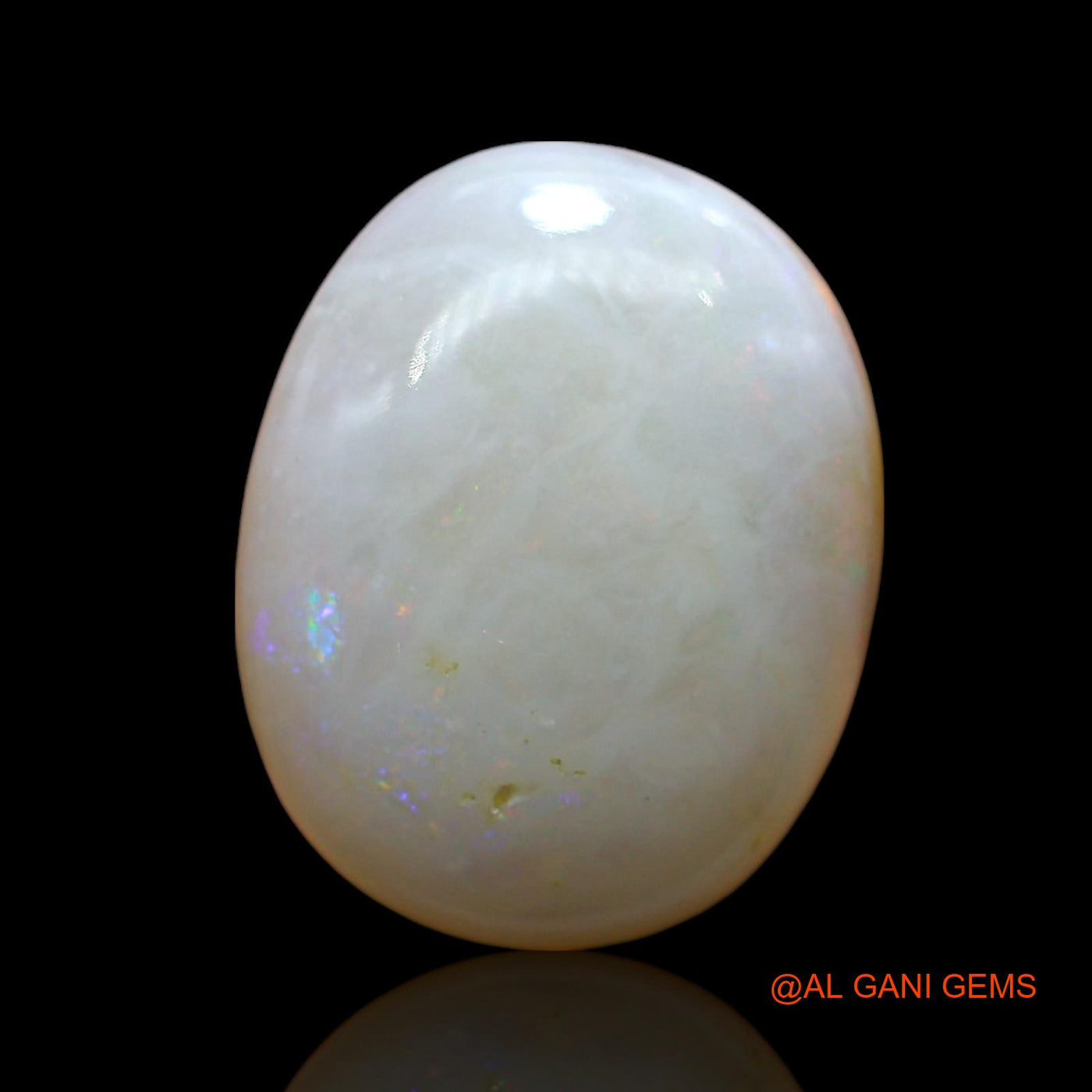 8.00 Cts Unheated Australian Fire Opal Loose Gemstone Oval Cabochon Natural 16x13x6 mm AE-674