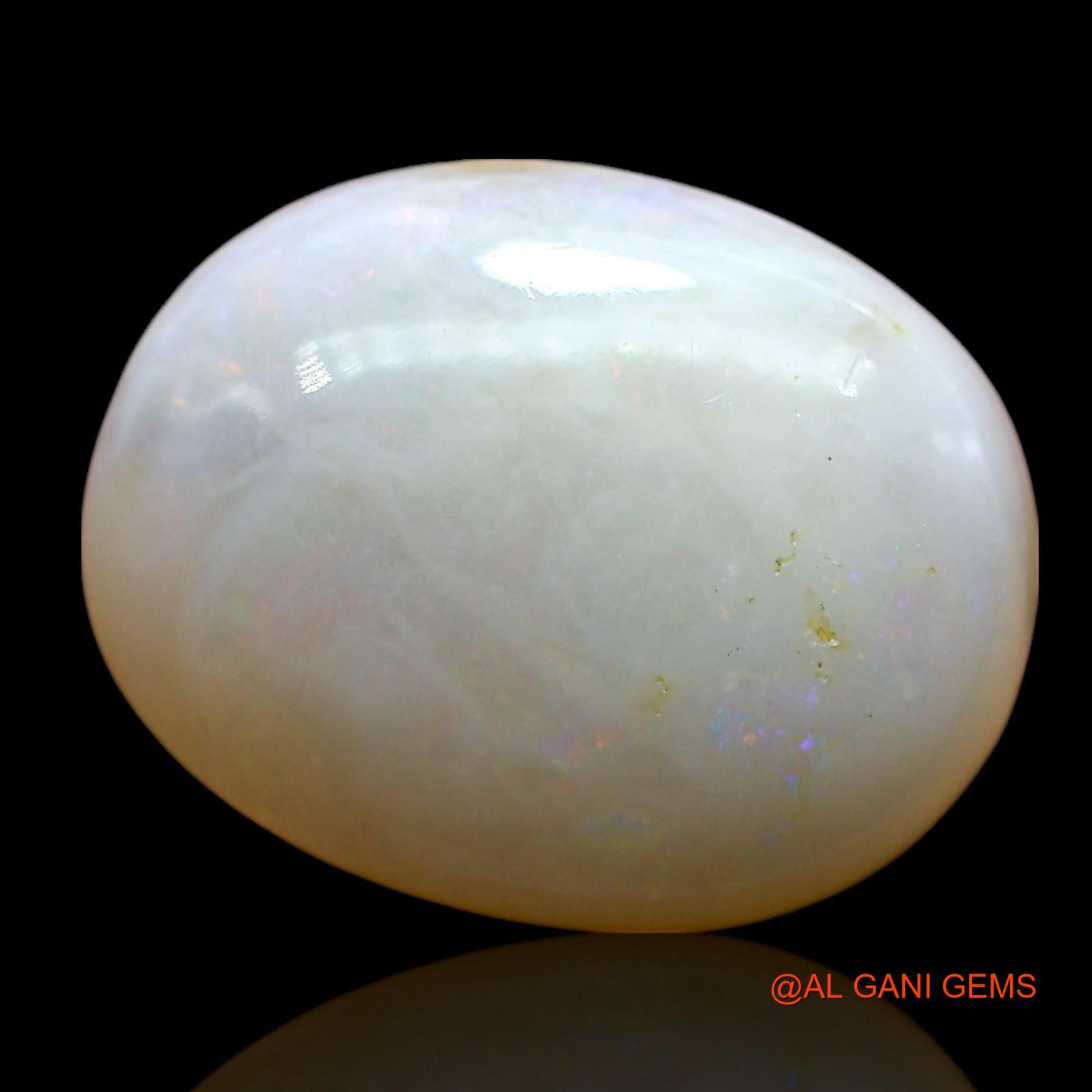 8.00 Cts Unheated Australian Fire Opal Loose Gemstone Oval Cabochon Natural 16x13x6 mm AE-674