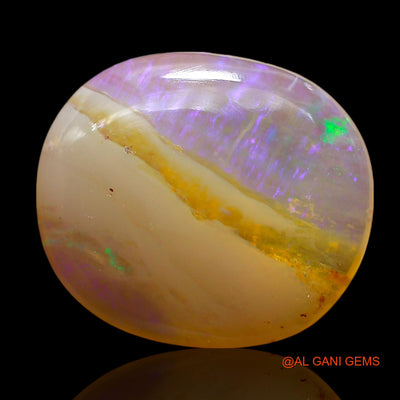 Natural Untreated Fire Opal Loose Gemstone Oval Cabochon From Australia 7.00 Cts 16x14x5 mm AE-675