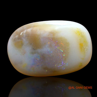6.00 Cts Natural Australian Fire Opal Loose Gemstone Oval Cabochon 17x11x4 mm AE-676