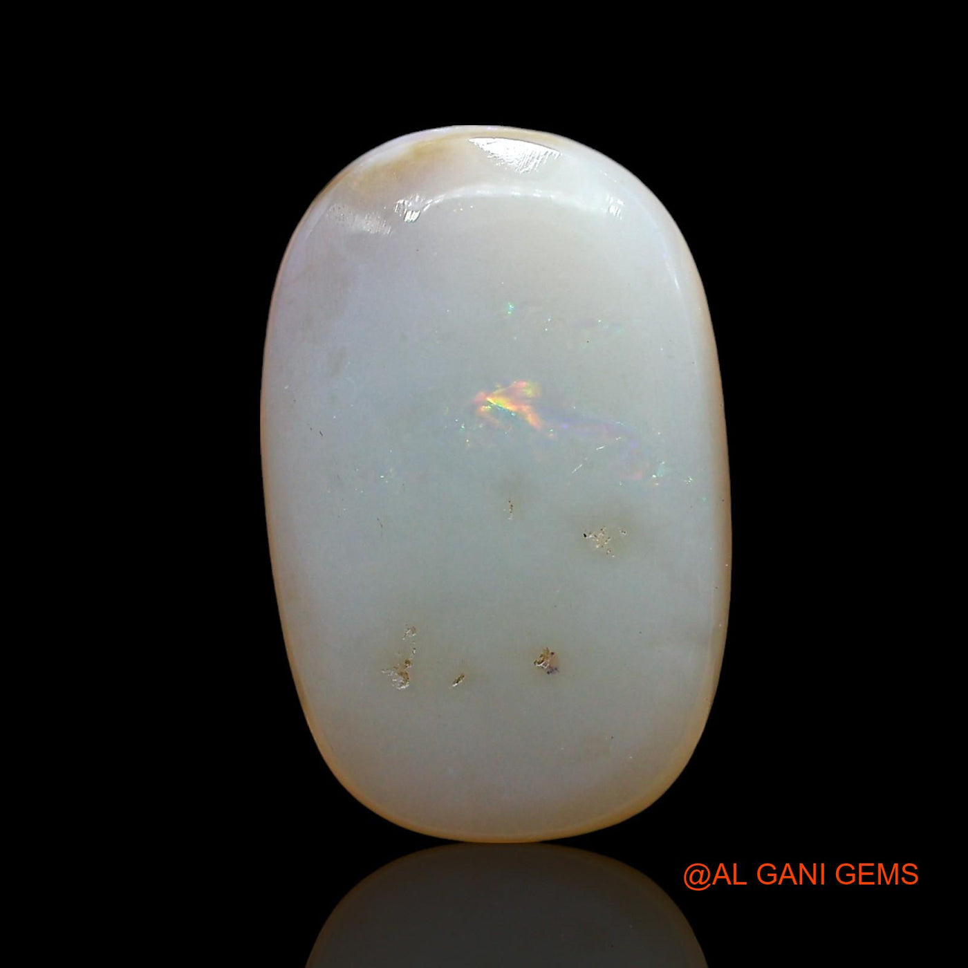 6.00 Cts Natural Australian Fire Opal Loose Gemstone Oval Cabochon 17x11x4 mm AE-676