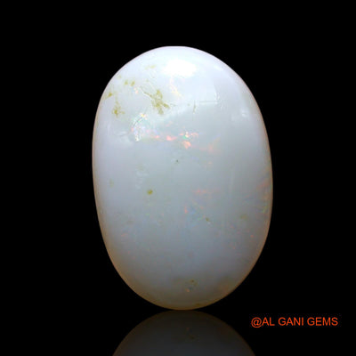 Natural Untreated Fire Opal Loose Gemstone Oval Cabochon From Australia 7.00 Cts 17x11x5 mm AE-677