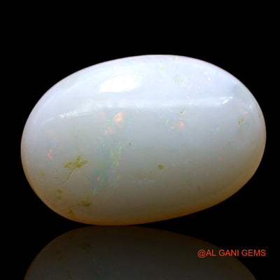 Natural Untreated Fire Opal Loose Gemstone Oval Cabochon From Australia 7.00 Cts 17x11x5 mm AE-677