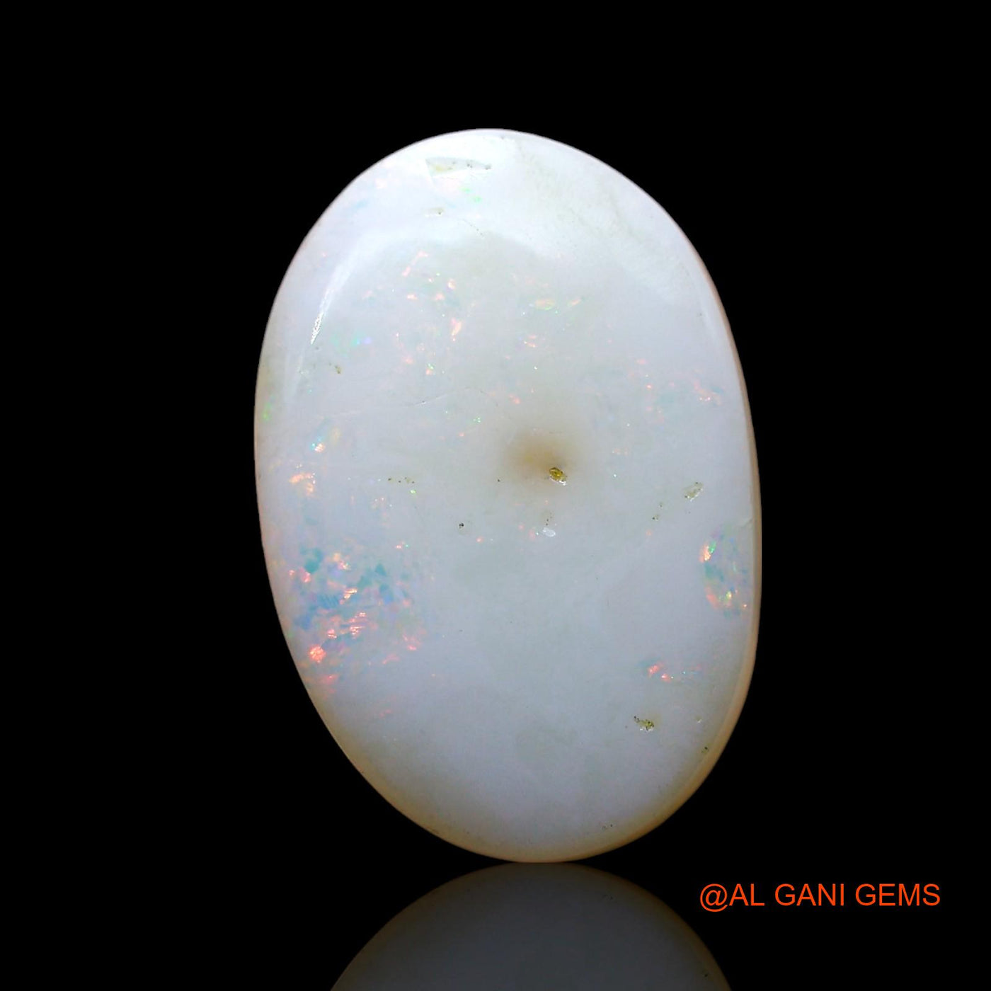 Natural Untreated Fire Opal Loose Gemstone Oval Cabochon From Australia 7.00 Cts 17x11x5 mm AE-677