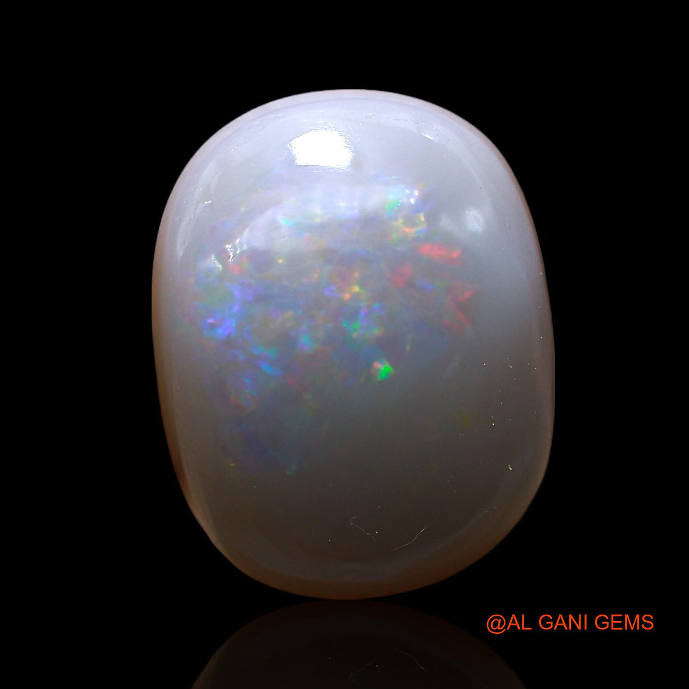 9.00 Cts Natural Australian Fire Opal Loose Gemstone Oval Cabochon 16x12x7 mm AE-678