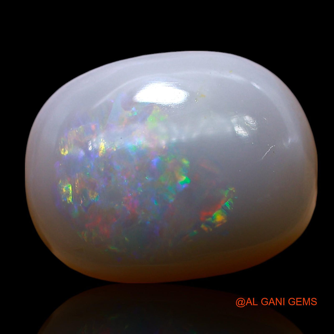 9.00 Cts Natural Australian Fire Opal Loose Gemstone Oval Cabochon 16x12x7 mm AE-678