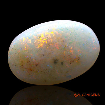 Natural Untreated Fire Opal Loose Gemstone Oval Cabochon From Australia 4.00 Cts 16x11x3 mm AE-67