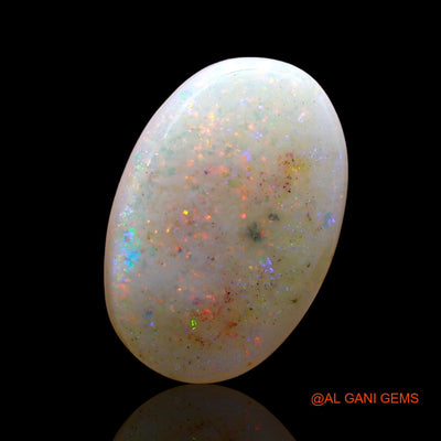 Natural Untreated Fire Opal Loose Gemstone Oval Cabochon From Australia 4.00 Cts 16x11x3 mm AE-67