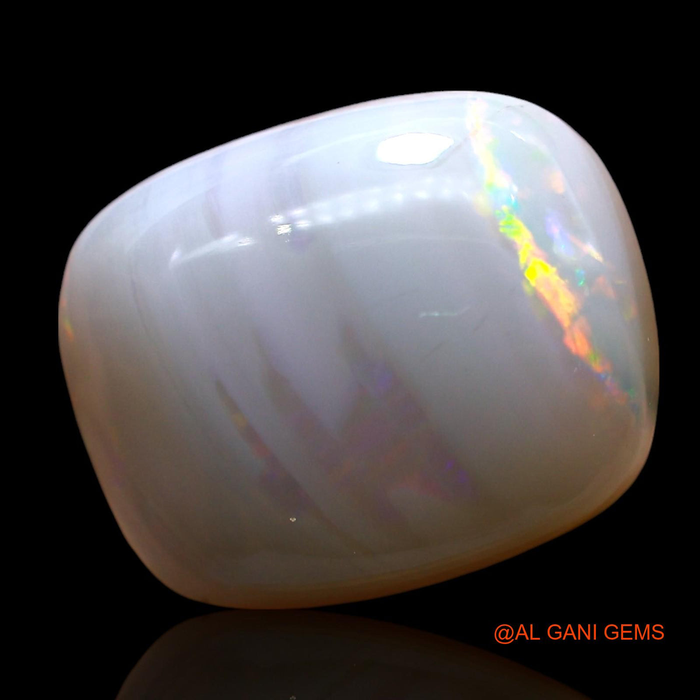 11.00 Cts Natural Australian Fire Opal Loose Gemstone Oval Cabochon 15x12x8 mm AE-680
