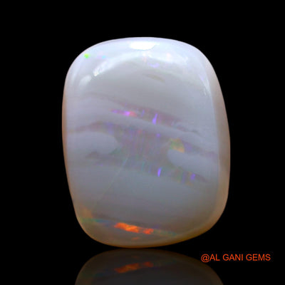 11.00 Cts Natural Australian Fire Opal Loose Gemstone Oval Cabochon 15x12x8 mm AE-680