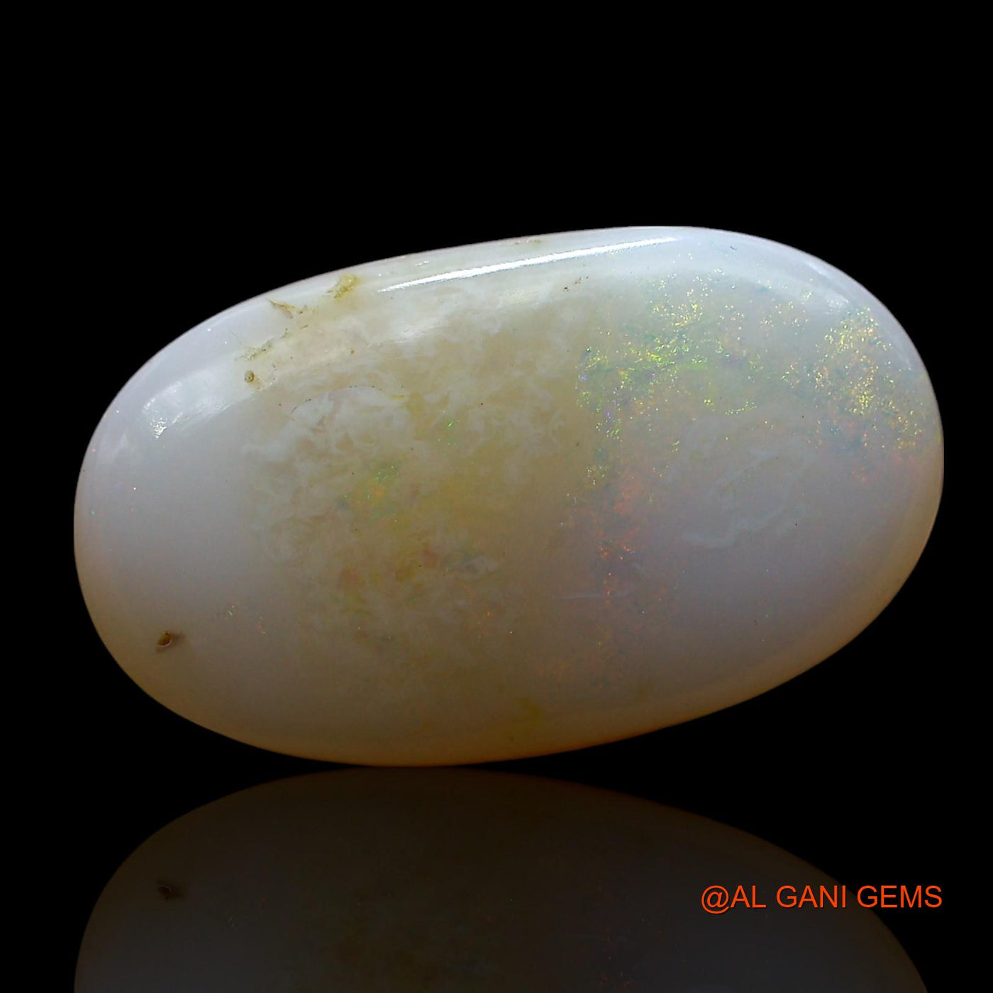 6.00 Cts Natural Australian Fire Opal Loose Gemstone Oval Cabochon 18x11x4 mm AE-682