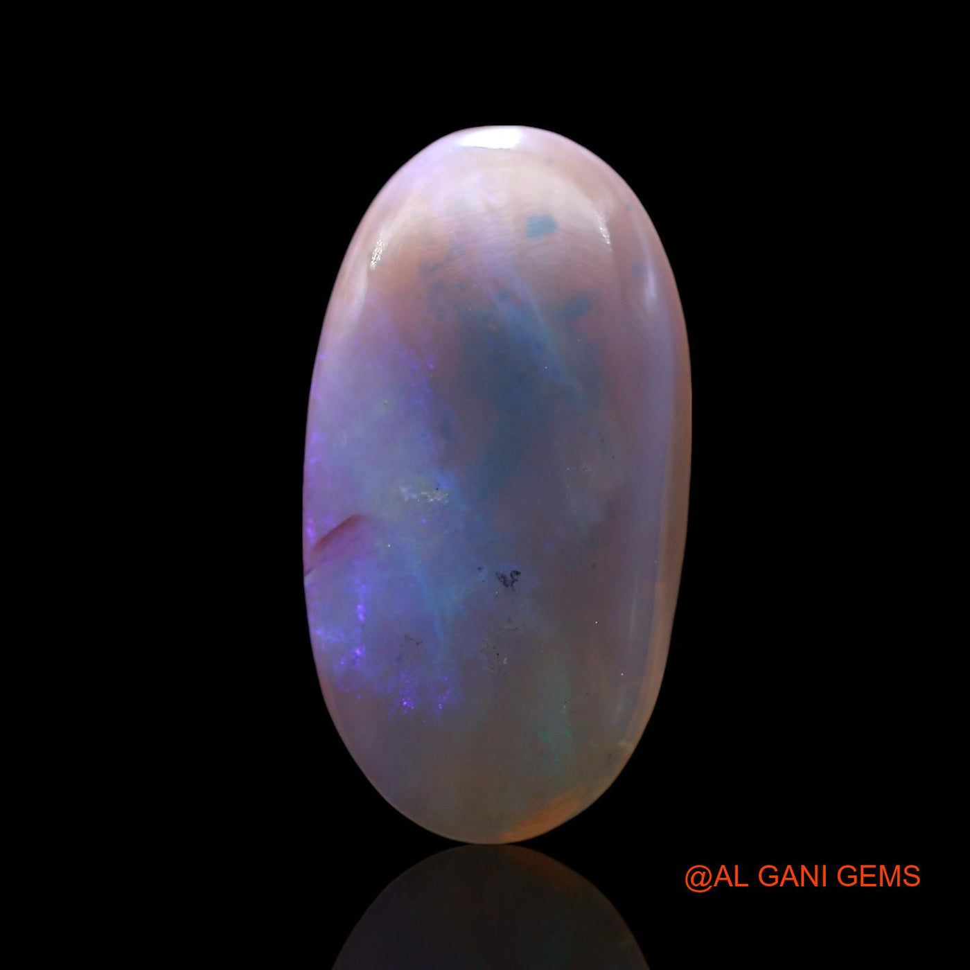 4.00 Cts Unheated Australian Fire Opal Loose Gemstone Oval Cabochon Natural 19x10x3 mm AE-683