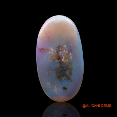 4.00 Cts Unheated Australian Fire Opal Loose Gemstone Oval Cabochon Natural 19x10x3 mm AE-683