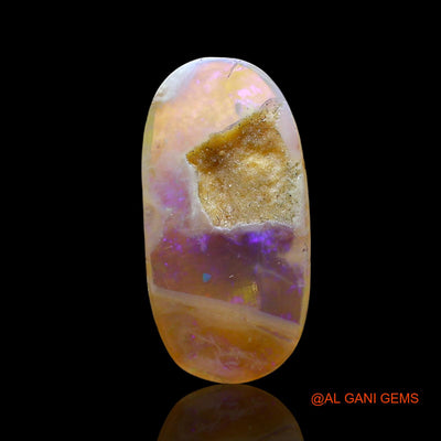 4.00 Cts Natural Australian Fire Opal Loose Gemstone Oval Cabochon 19x9x3 mm AE-685