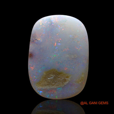 Natural Fire Opal Gemstone 4.00 Cts Loose Oval Cabochon From Australia 17x12x2 mm AE-686