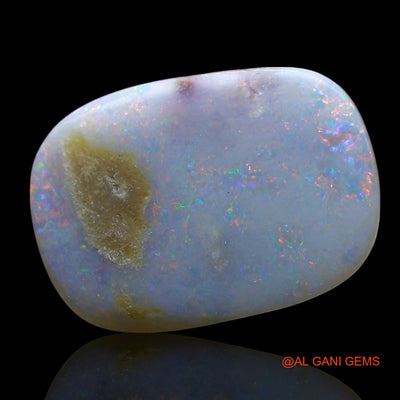 Natural Fire Opal Gemstone 4.00 Cts Loose Oval Cabochon From Australia 17x12x2 mm AE-686