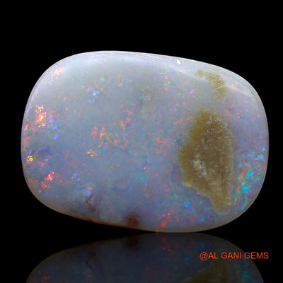 Natural Fire Opal Gemstone 4.00 Cts Loose Oval Cabochon From Australia 17x12x2 mm AE-686