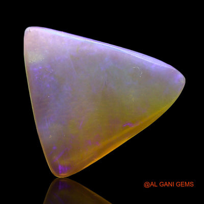 Natural Untreated Fire Opal Loose Gemstone Trillion Cabochon From Australia 3.00 Cts 16x13x3 mm AE-688