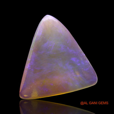 Natural Untreated Fire Opal Loose Gemstone Trillion Cabochon From Australia 3.00 Cts 16x13x3 mm AE-688