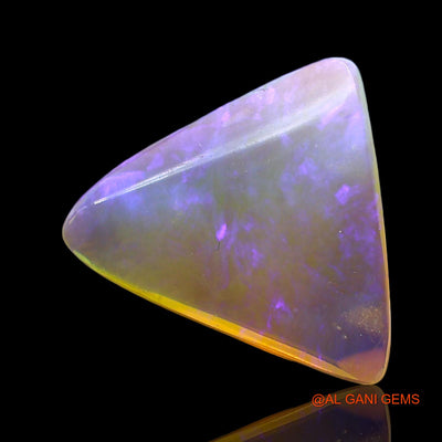 Natural Untreated Fire Opal Loose Gemstone Trillion Cabochon From Australia 3.00 Cts 16x13x3 mm AE-688