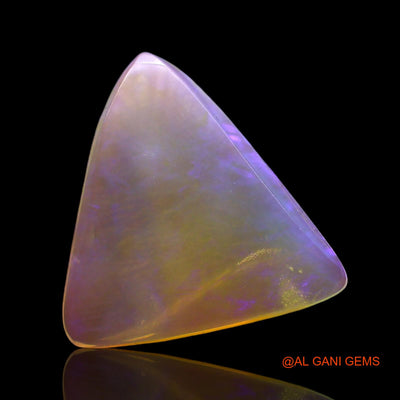 Natural Untreated Fire Opal Loose Gemstone Trillion Cabochon From Australia 3.00 Cts 16x13x3 mm AE-688