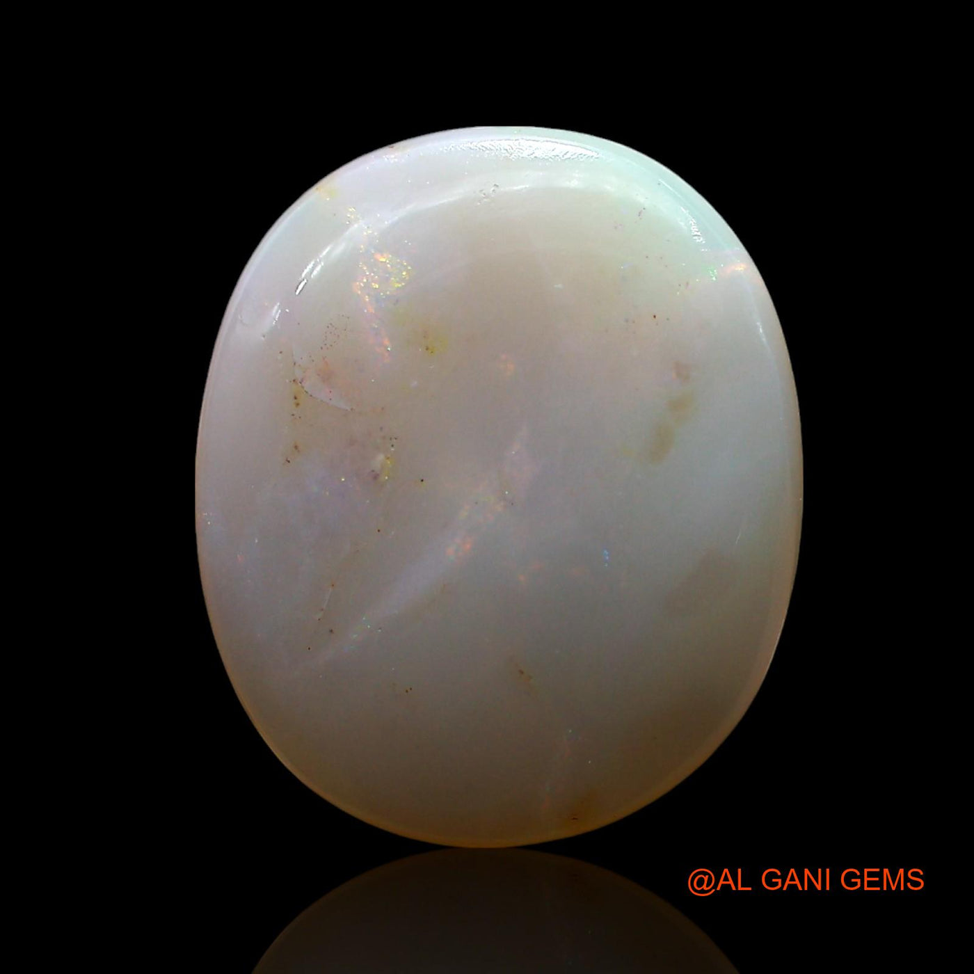 5.00 Cts Unheated Australian Fire Opal Loose Gemstone Oval Cabochon Natural 16x13x4 mm AE-689